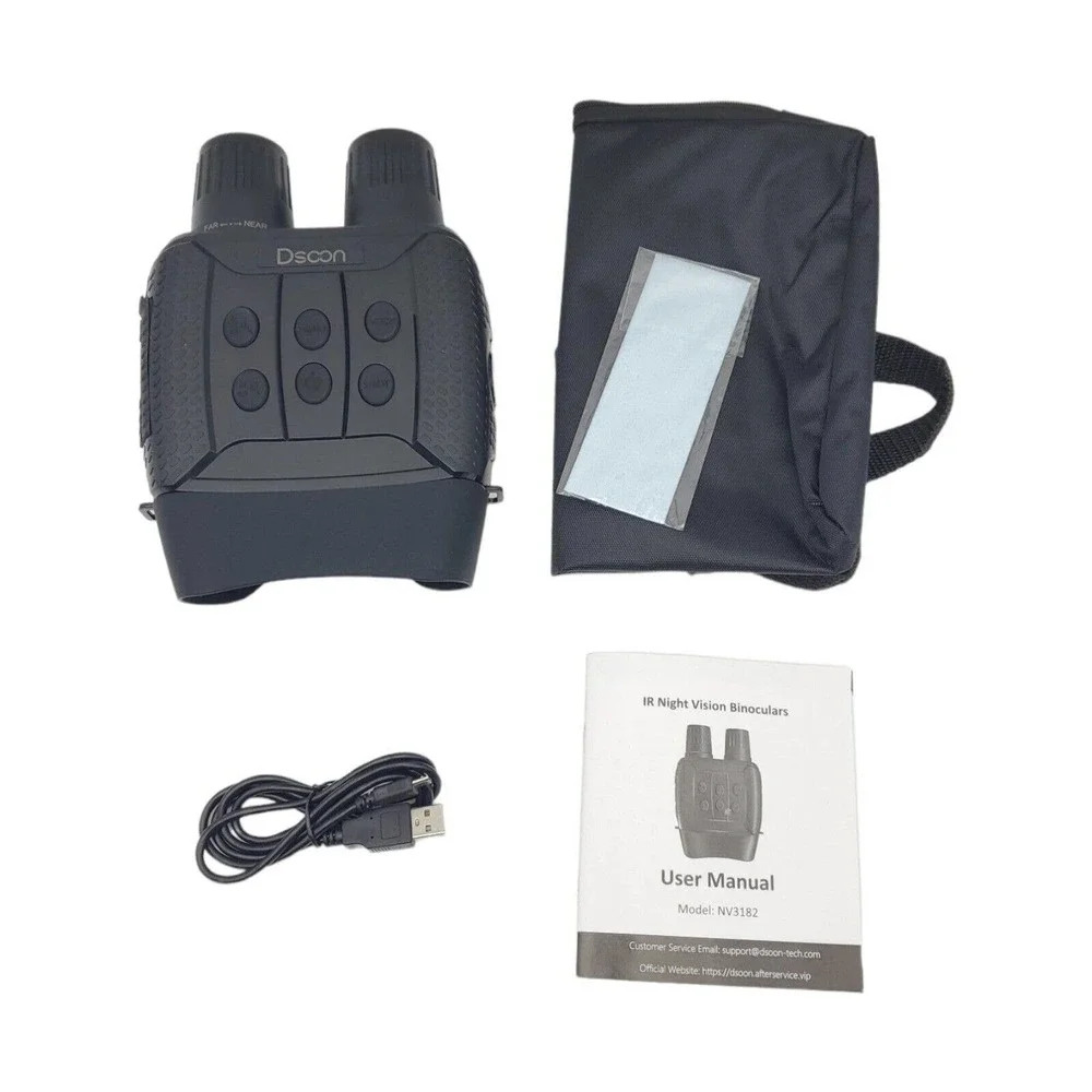 Dsoon NV3182 Black 4X Digital Zoom Night Vision And Day Binoculars